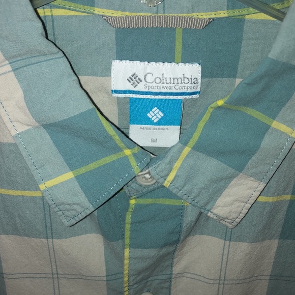 Columbia 100% Cotton Men’s Short Sleeve Shirt - Picture 2 of 7